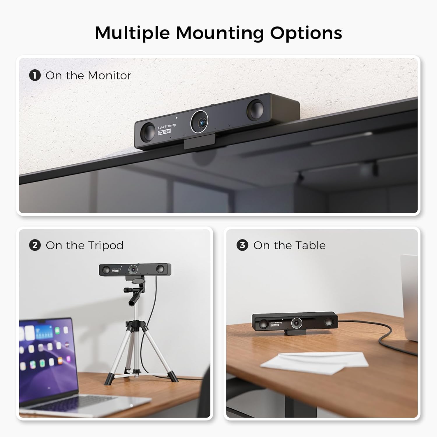 NEARITY V30S 4K Video Conference Camera with Microphone, 120° FOV/3X Digital Zoom, All in One Conference Room Webcam, Dual Mics, Video Conferencing System for Business Meetings/Smartboard 9 71NFpvlGFaL. AC SL1500