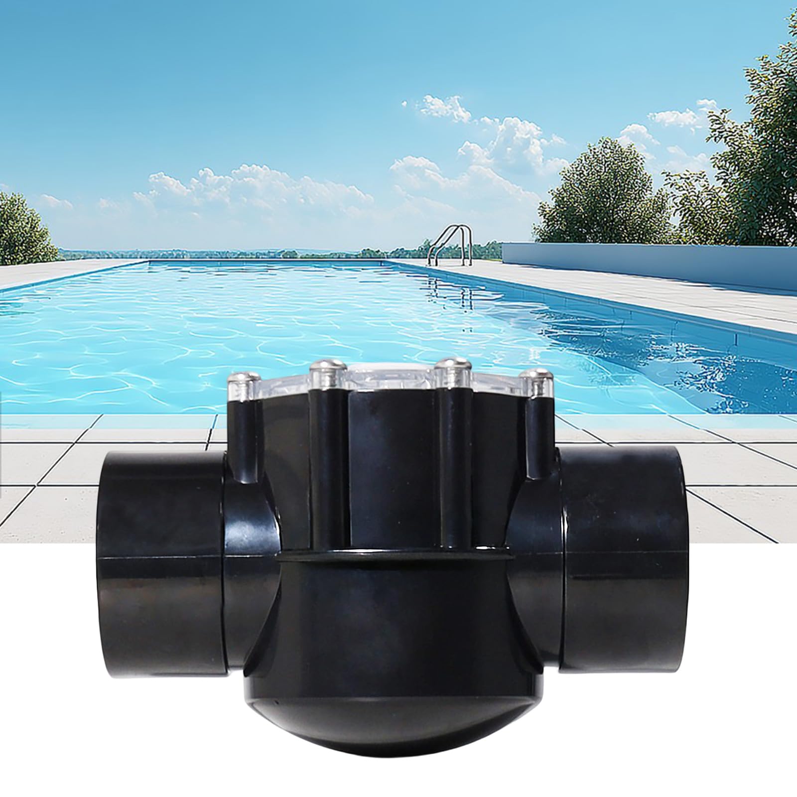 263042 Unidad de retención con dos conexiones para agua de piscina eficiente Función del dispositivo: prevención de reflujo de agua