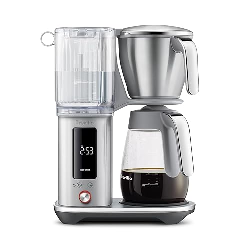 Máquina de Café con Goteo Breville Luxe, Acero Inoxidable Cepillado, Jarra de Vidrio