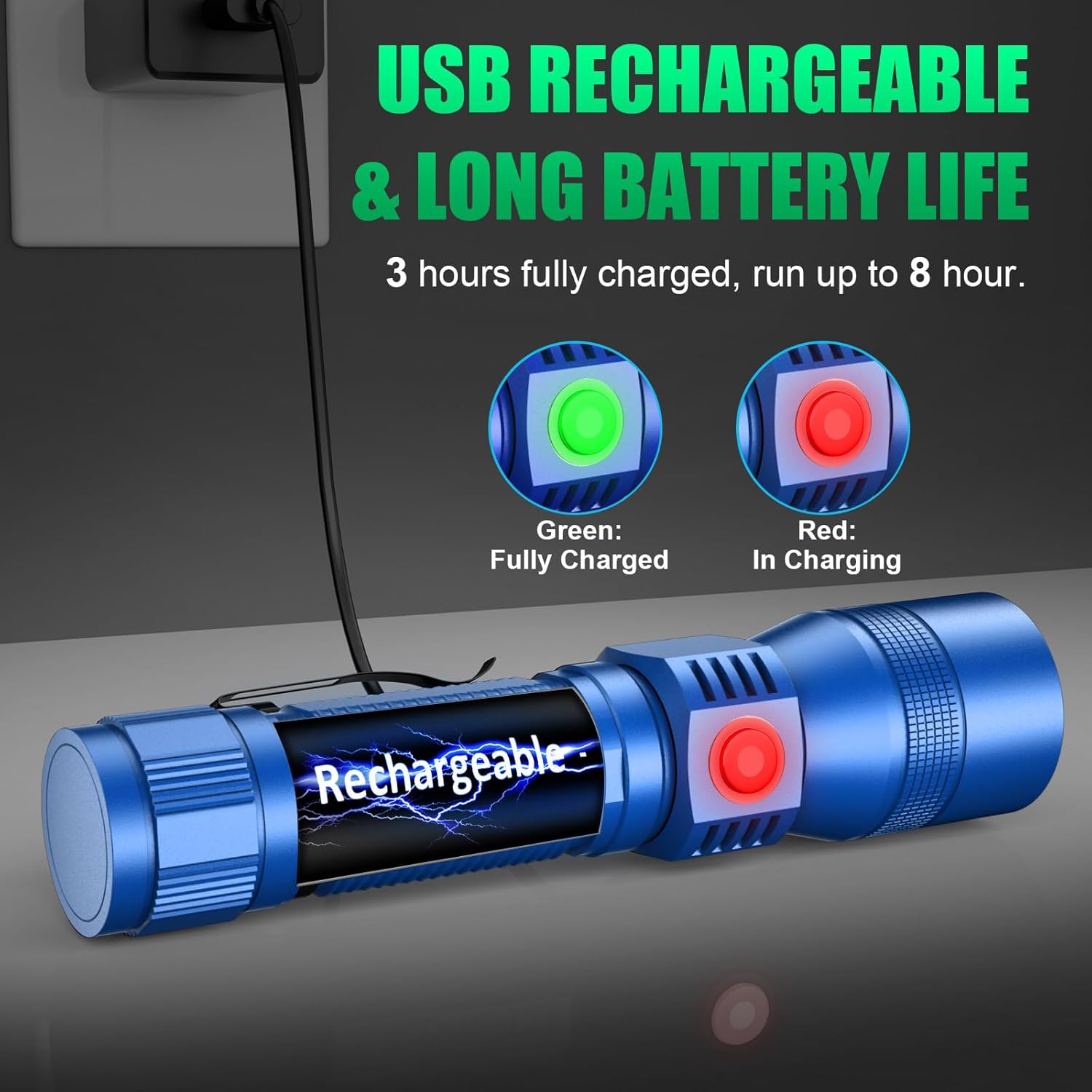 Blacklight Flashlights, 3 in-1 UV Flashlight High Lumens Rechargeable, 2Pack Magnetic Flashlight with COB LED Work Light, 7 Mode Waterproof Flash Light for Emergency Camping Pet Urine Detection
