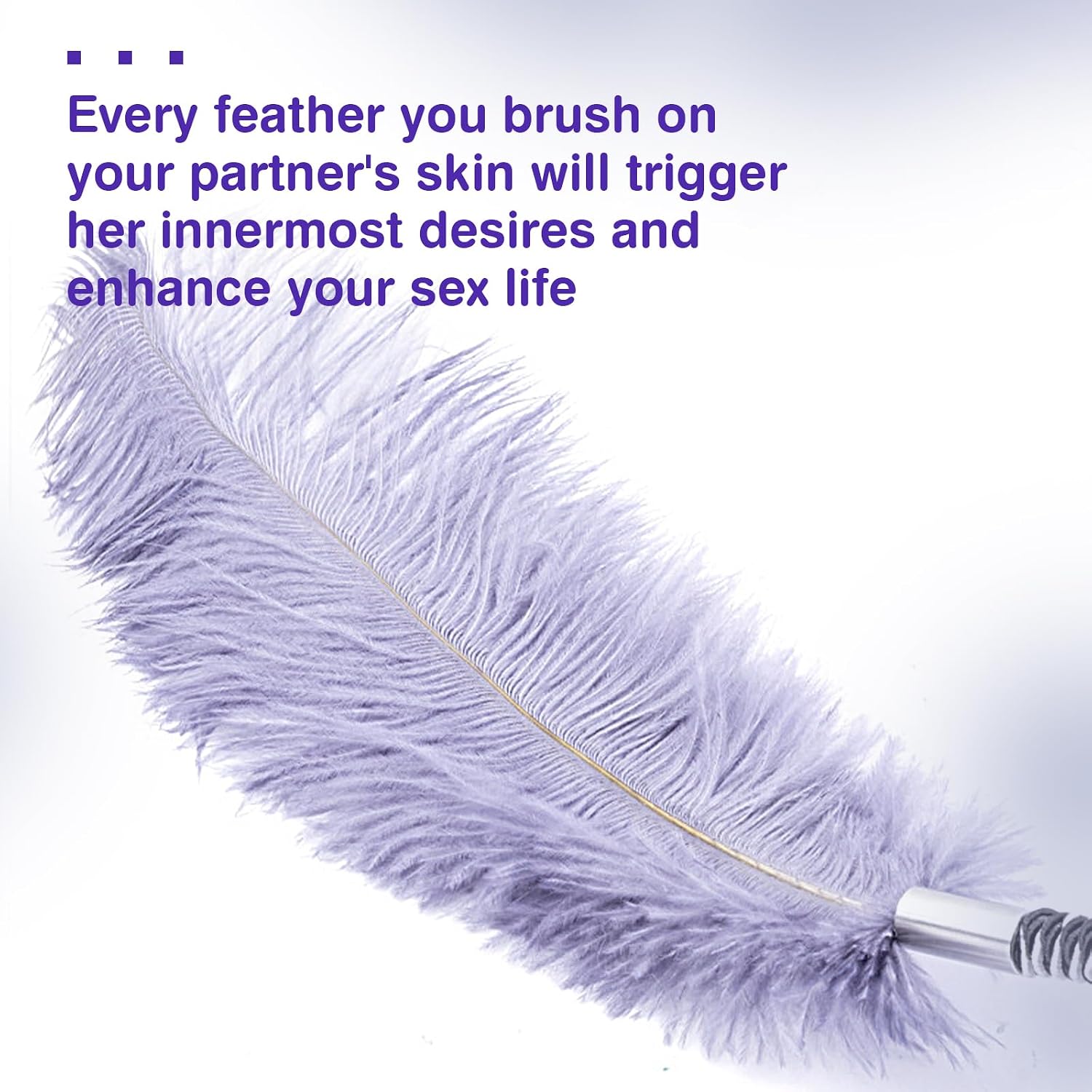 Sexy Feather Stick Tickling Erotic Torture Tool Sexy BDSM Tease Teather Stick Sex Whip Sex Toy in Bed for Couples