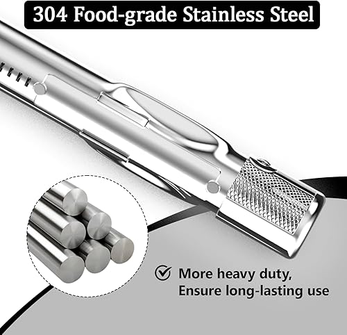 Miniatura 3 de Utheer Piezas de repuesto para parrilla Weber Spirit y Spirit II 300 Series, barras aromatizantes de 15.3 pulgadas, quemador de parrilla de 18