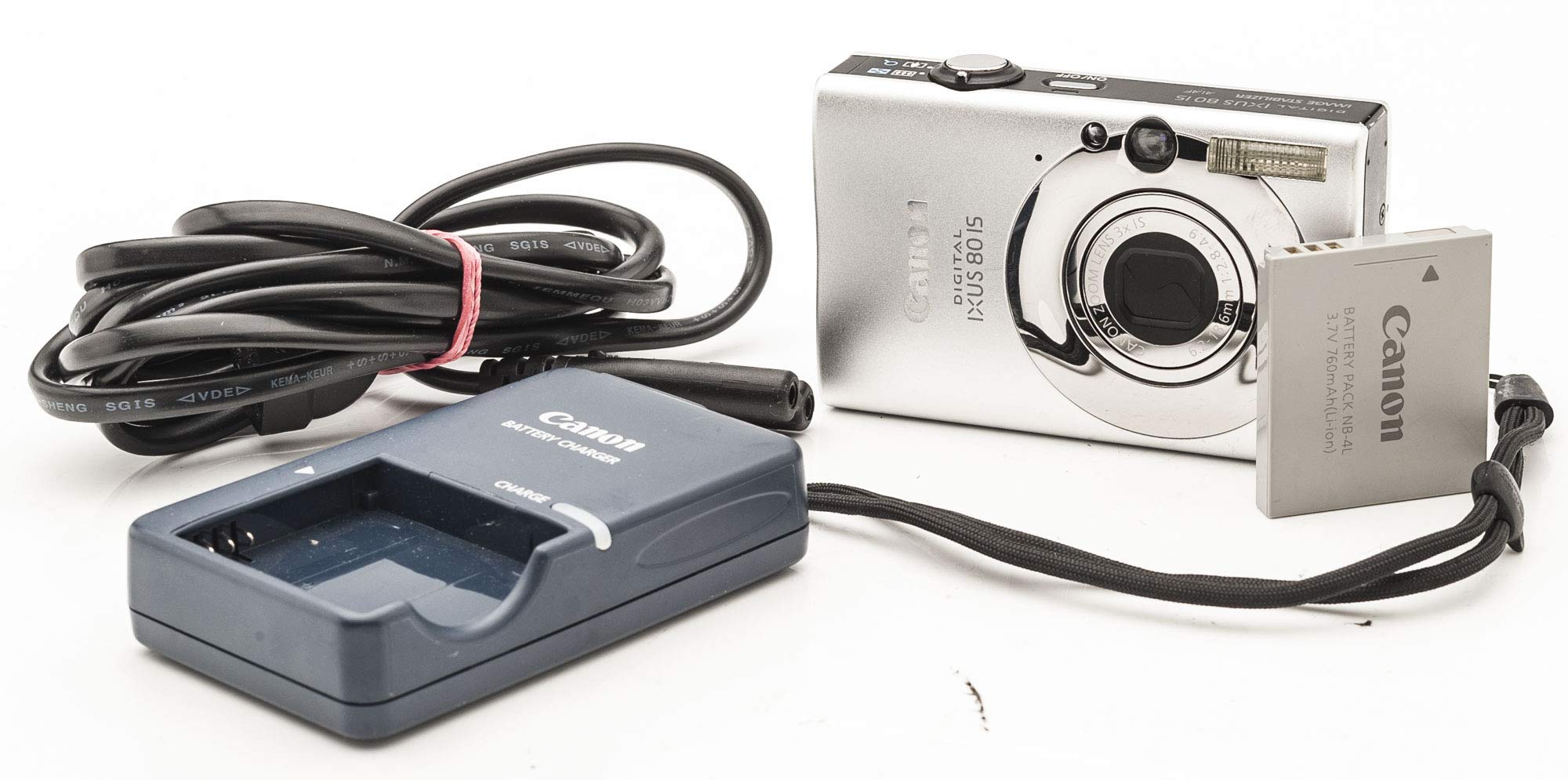 Canon Digital IXUS 80 IS Digital Camera (8 MP, 3-Way Optical Zoom