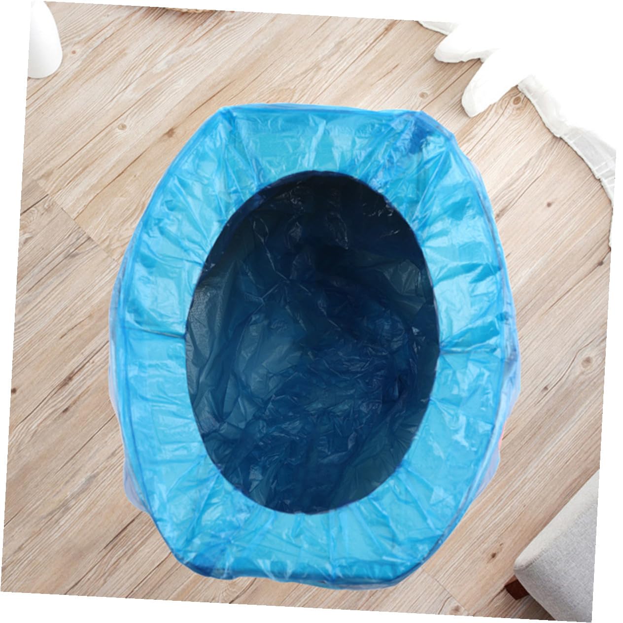 Portable Foldable Toilet Blue Lightweight Travel Closestool for Outdoor Car Potty Training Seat Practical Travel Potty for Independent Use