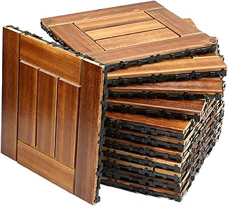 Patio Solid Wood Flooring, Waterproof Patio D...,