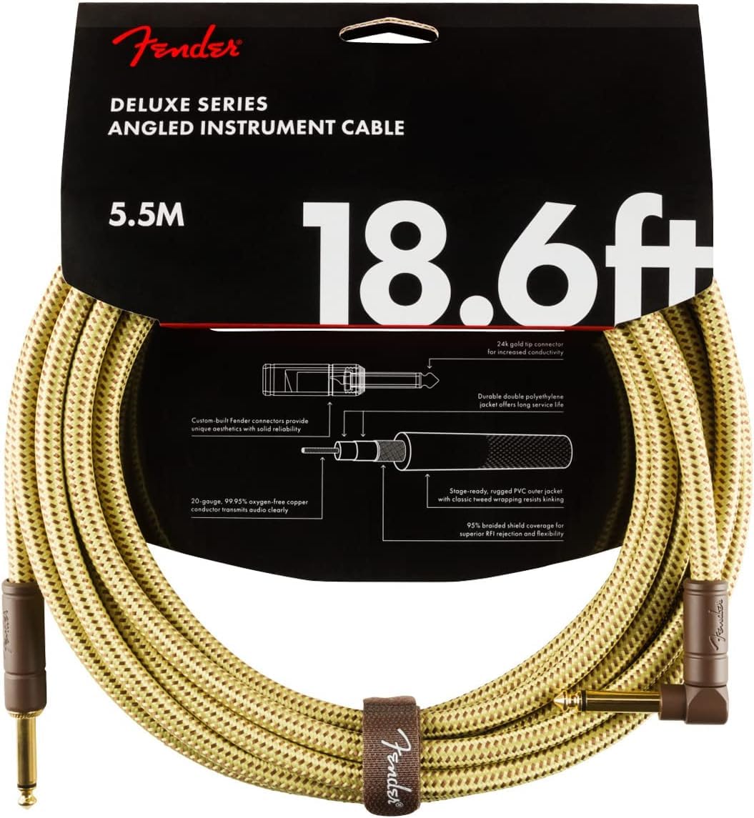 Amazon | Fender シールドケーブル Deluxe Series Instrument Cable Amazon | Fender シールドケーブル Deluxe Series Instrument Cable