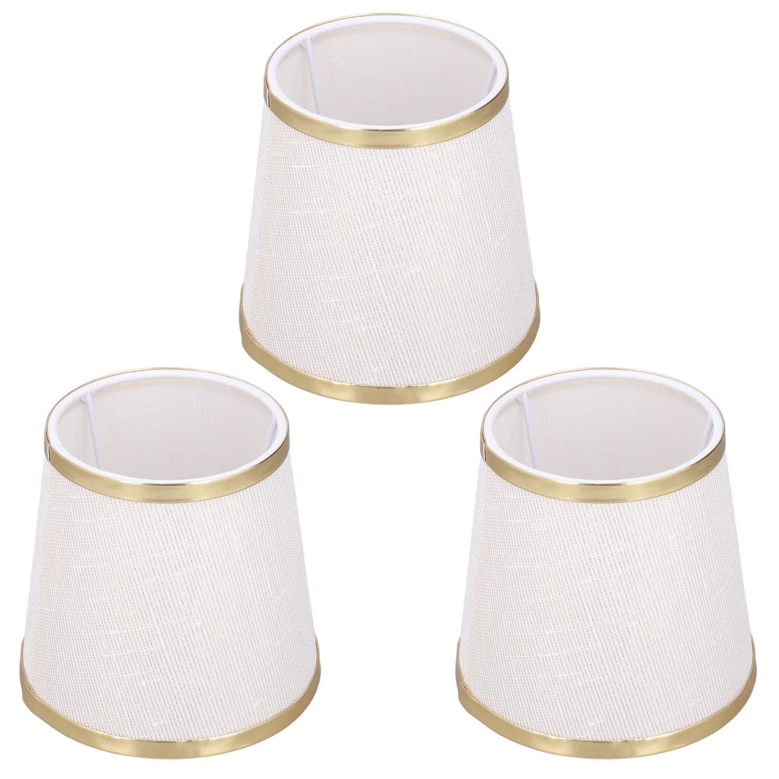 SMCCYYSD Modern Bell Chandelier Shades Set of 3 Clip on Lampshades for Wall Floor and Pendant Lights Replacement a Stylish Look
