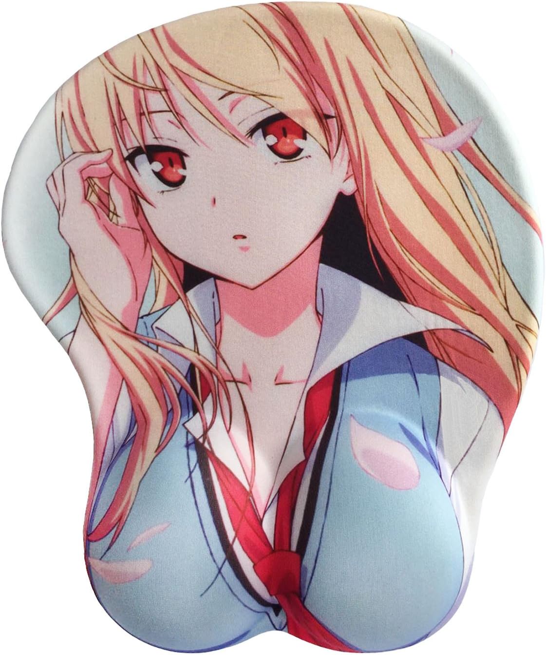 3D Soft Silicone Mouse Pad Creative Cute Girl Gaming Mousepad with Wrist Support
