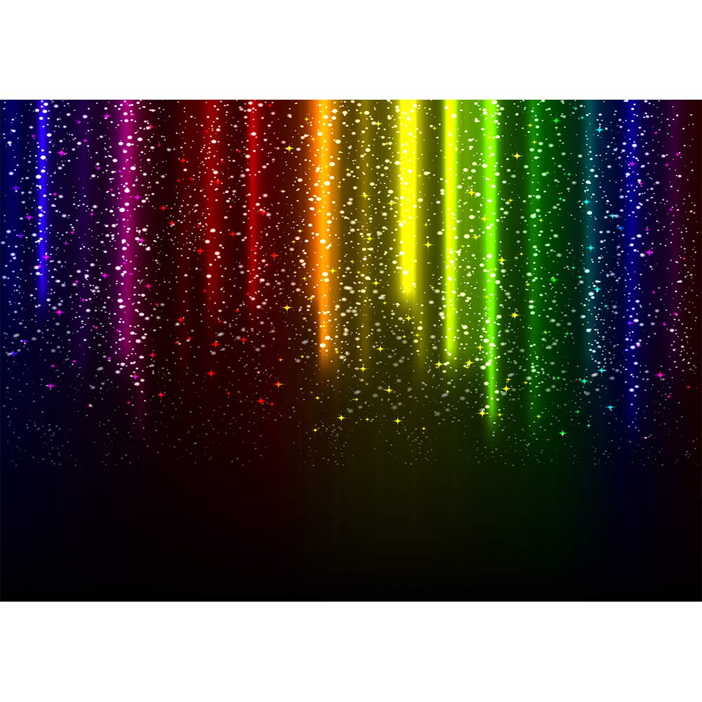 Buy Photography Backdrop Gold Glitter 7x5 Glow Neon Birthday Party