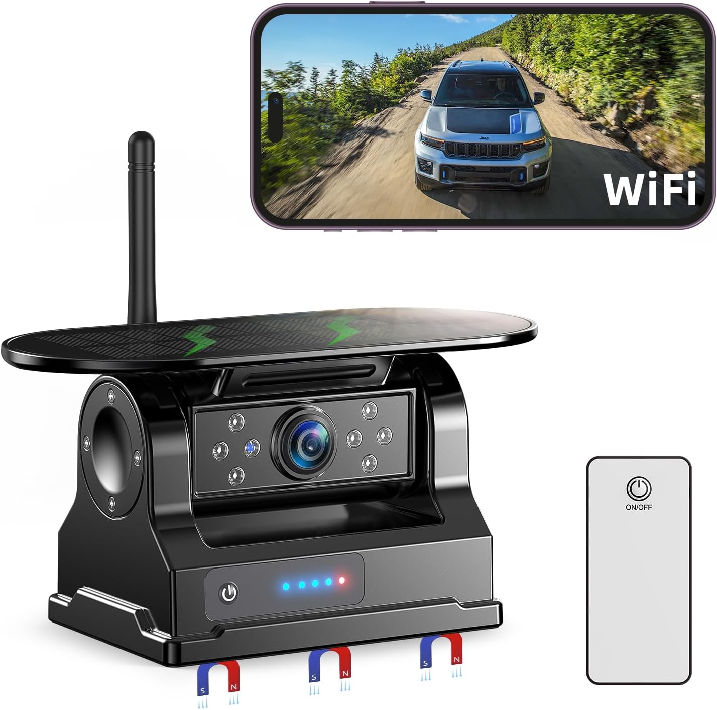 eRapta Wireless Backup Camera ERT11 3.0 with Magnetic Mount