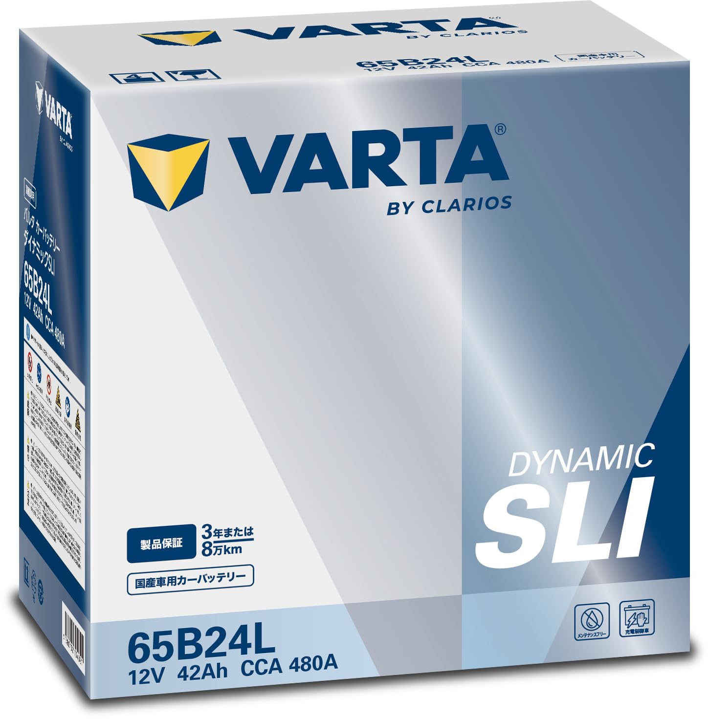 Amazon | VARTA(バルタ) Dynamic SLI 65B24L 国産車用バッテリー 充電