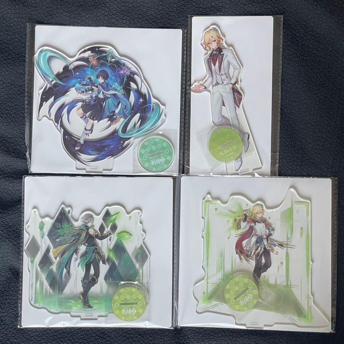 GIGO アクリルスタンド4点セット 放浪者、アルハイゼン、カーヴェ GIGO