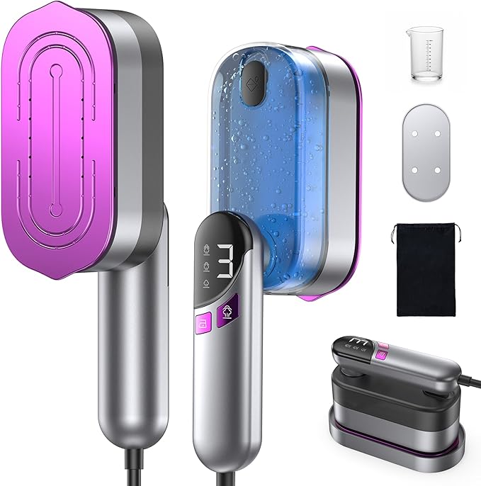 2-in-1 Handheld Steamer and Iron for Clothes