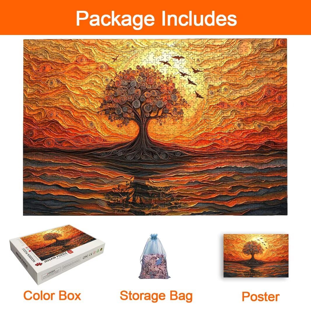 Puzzle Albero della Vita, Puzzle 2000 Pezzi Adulti per Decor, Regalo -8706