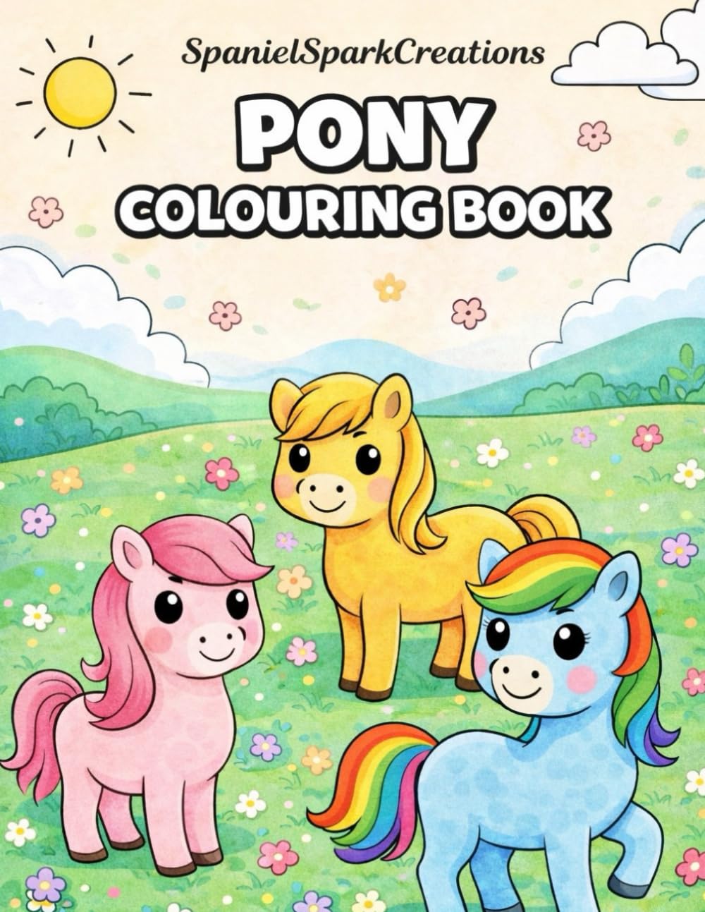 Pony Colouring Book