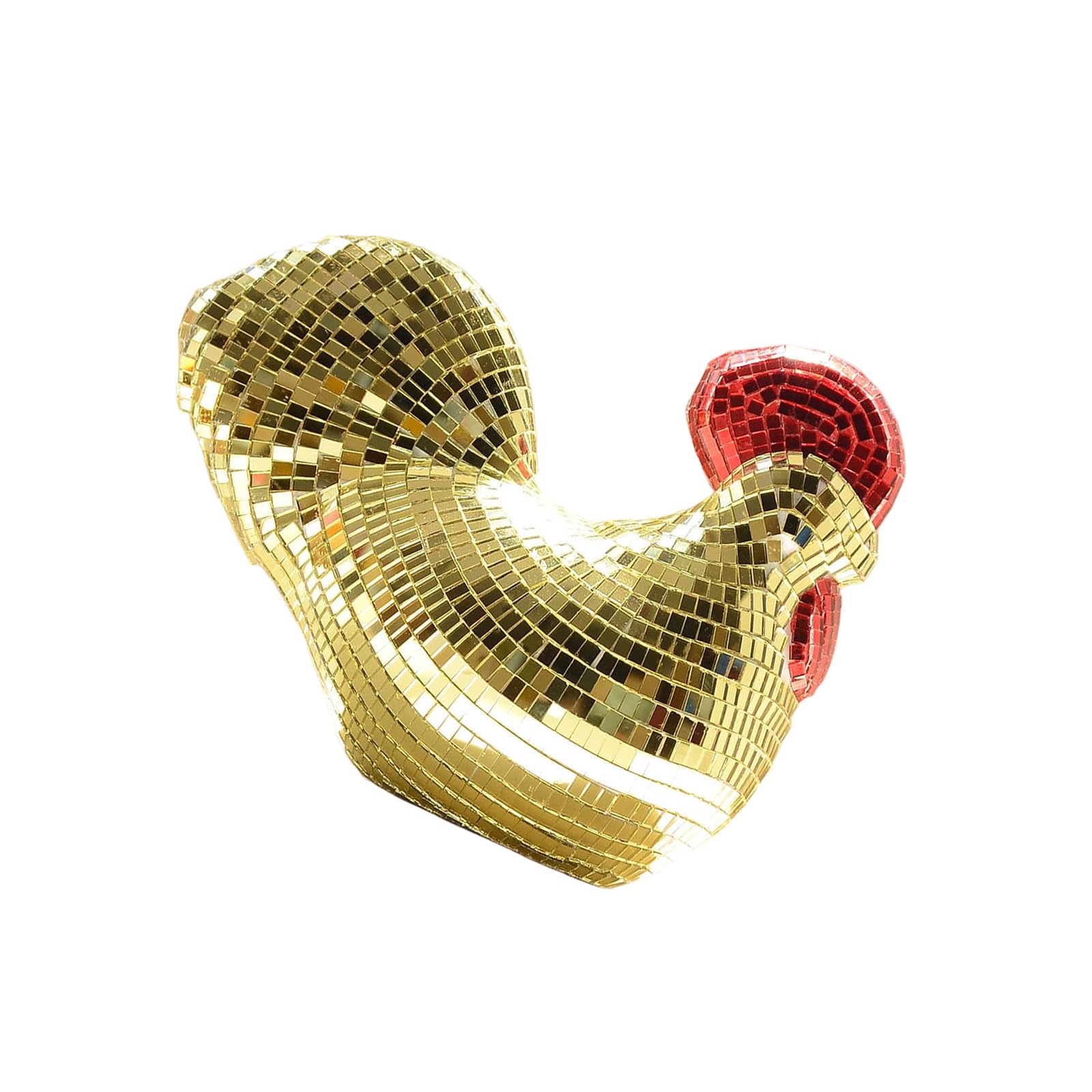 hogtnd Glass Animals Decoration Glass Art Ornament Glasses Chicken Figurines Collectibles Ornament for Home Decorations Collectibles
