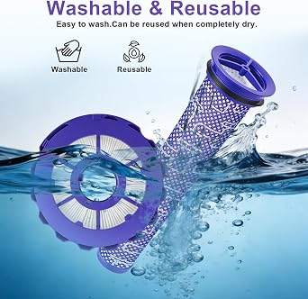 DC40 Filters Replacement Compatible with Dyson DC40 Post Hepa Pre Filters Animal Multi Floor Total Clean Parts Replacement 922676-01 and 923587-02