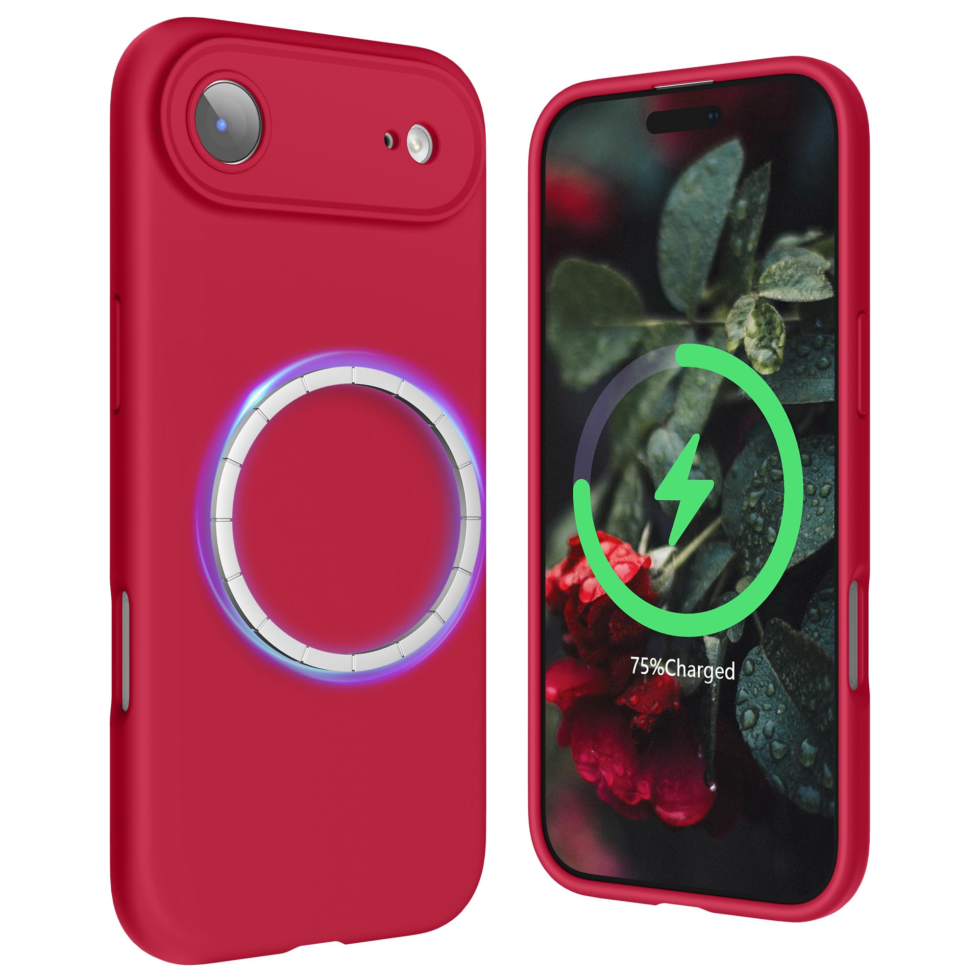 Amazon.co.jp: SURPHY iPhone Air 用ケース シリコン MagSafe対応，6.5