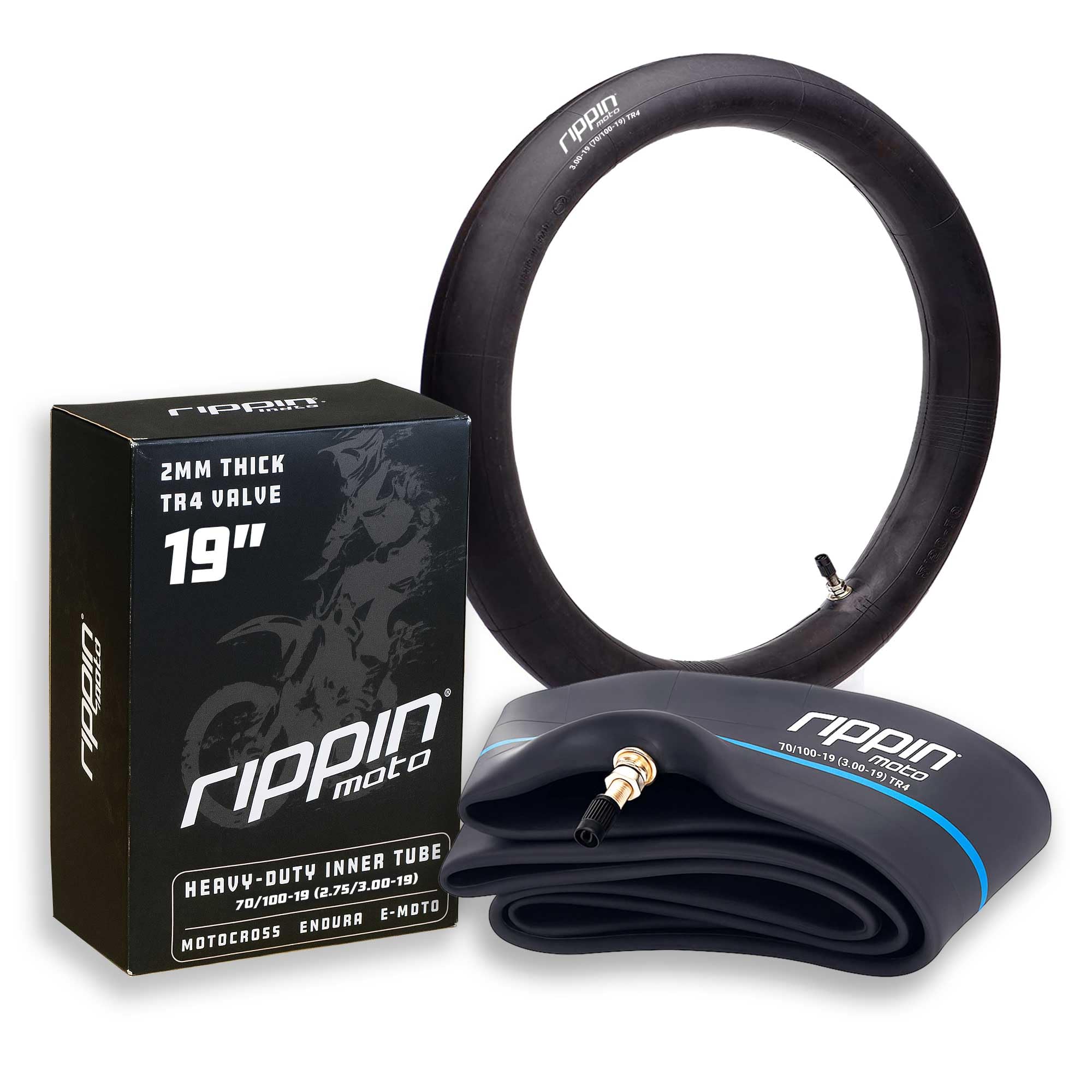 Amazon.com: Rippin Moto 2.75/3.00-19 Heavy Duty Inner Tube