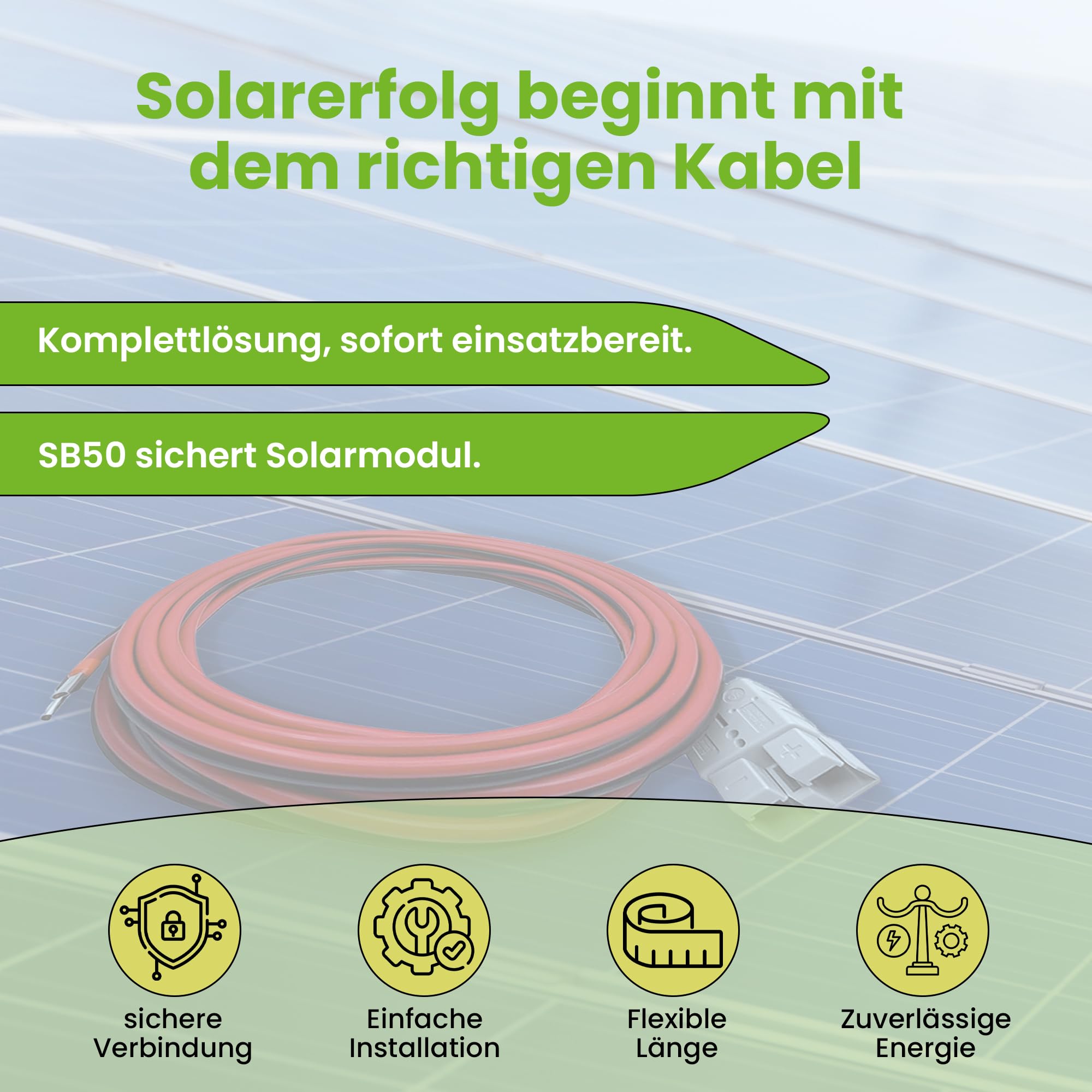 Offgridtec Anderson - Terminali da 6 mm², 5 m