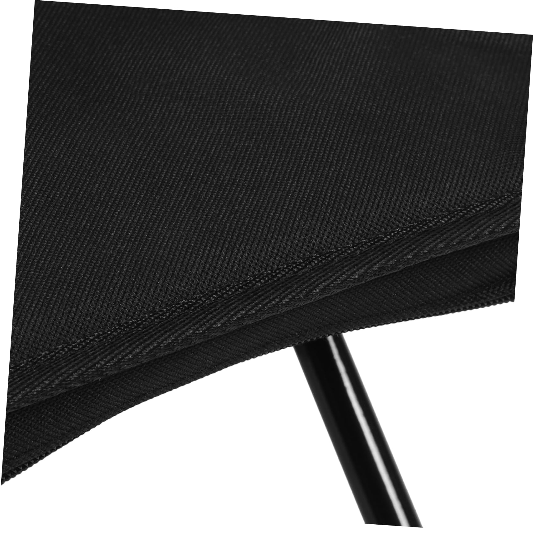 Toddmomy Sgabello Pieghevole da Campeggio Nero Oxford e Tubo D'acciaio, Sedia Portatile Robusta e Versatile Borsa a Zip per Picnic e Barbecue All'aperto