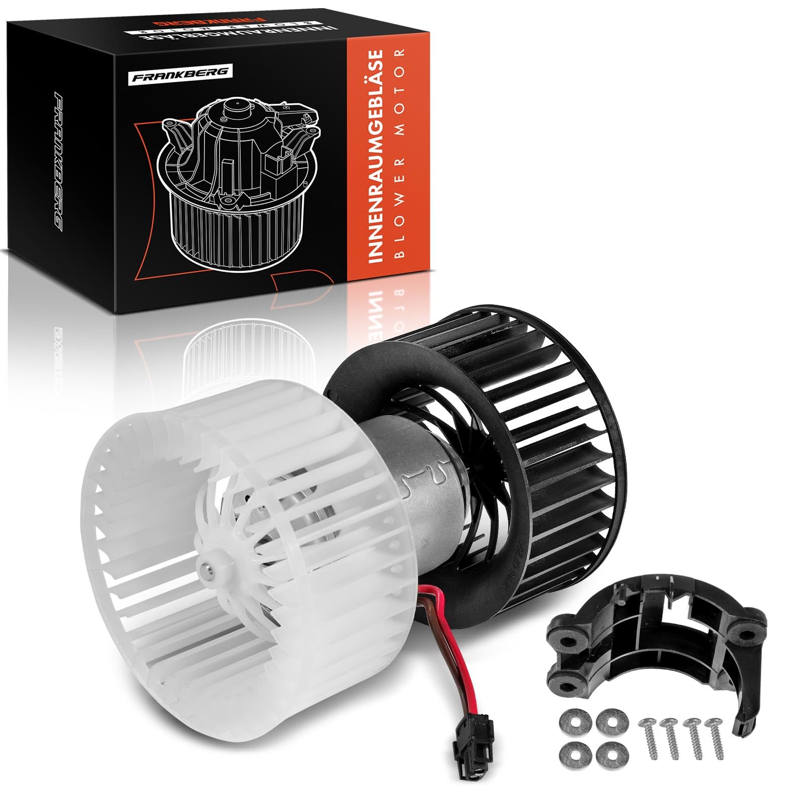 Frankberg Motore del ventilatore Ventilatore del riscaldamento Compatibile con Serie 3 Compact E46 Serie 3 Touring E46 Serie 3 E46 Serie 3 Cabriolet E46 Serie 3 Coupé E46 Replace# 64119204154