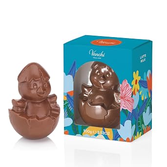 Venchi - Milk Chocolate Chick, 3.52 Oz, Gluten Free, Venchi Spring Collection, Gift Idea