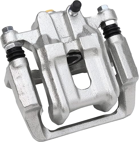 Miniatura 6 de Detroit Axle - Rotores de freno traseros perforados y ranurados + repuesto de pinza de freno de disco trasera derecha para Acura TL Honda Element