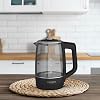 Xenon Smart Smart Kettle Stainless Steel Mobile Application Controlled Automatic Shut-Off Fast Boiling Easy Cleaning Leakage Current Protected Led Illuminated Glass Chamber Kettle 1.7 Lt (Black) X7103