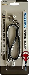 FLLAGG20 Laccetto Block Shaft Laccio per Chiave Blockshaft Auto Portachiavi n Silicone con Moschettone KeyChain Ganci per Bloccasterzo compatibile con Antifurto Catena per chiavi