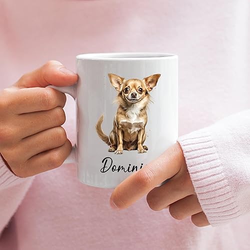 Miniatura 72 de Taza de cerámica personalizada para perros Chow Chow Chow, taza de café con nombre personalizado Chow Chow, regalos para los amantes de los perros