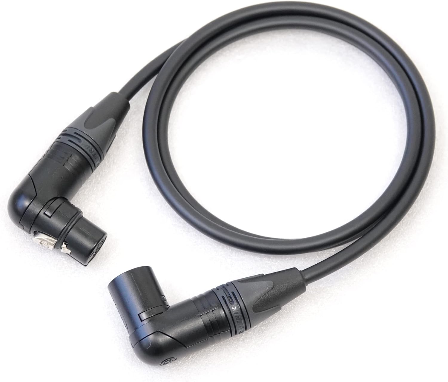 MOGAMI モガミ 2534 両端L型 XLRマイクケーブル NEUTRIK 金メッキ (0.75m, 青)