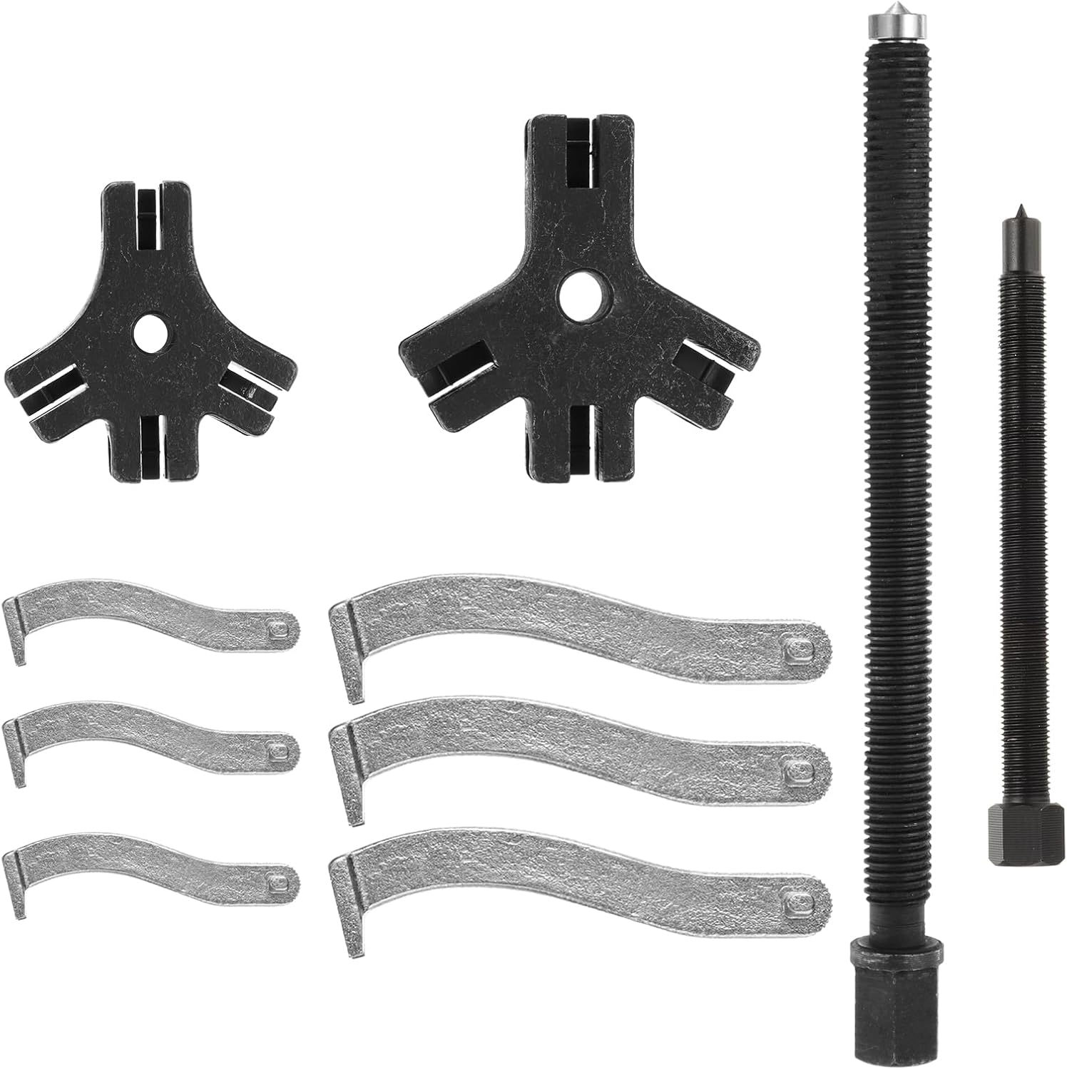 sourcing map 3 Jaw Internal/External Gear Puller 2.5 Ton, Wheel Bearing Hub Separator Tool for Pulley Gear Bearing Flywheel Removal