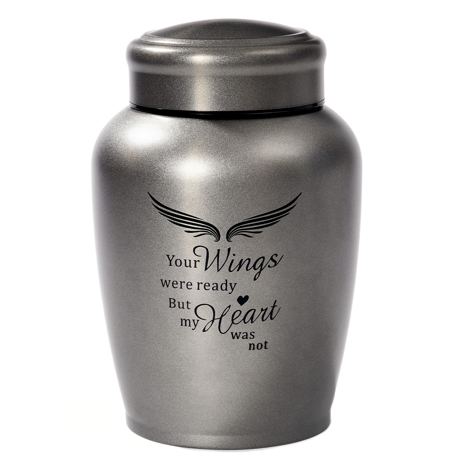 LINES ARTE Cremation Urns for Ashes Adult Male Large, Up to 180lbs Angel Decorative Urns for Human Ashes Adult Male Dad/Father/Men/Fefale/Mom/Women