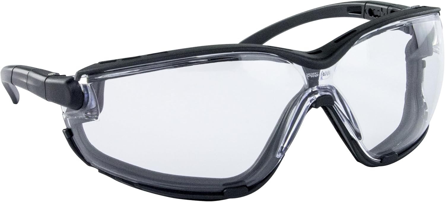 SAS Safety Corp Gloggles All-in-One Safety Goggles and Glasses | Anti-fog, Scratch Resistant