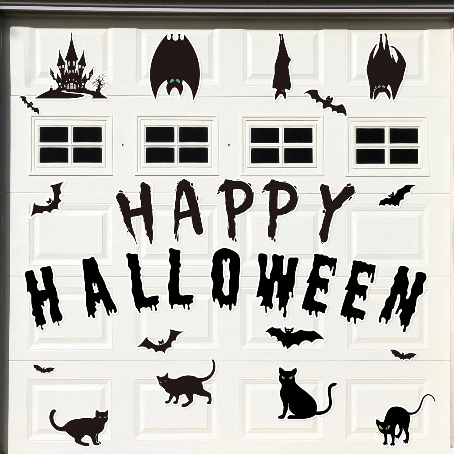 Ferraycle 30 Pcs Halloween Garage Door Decorations