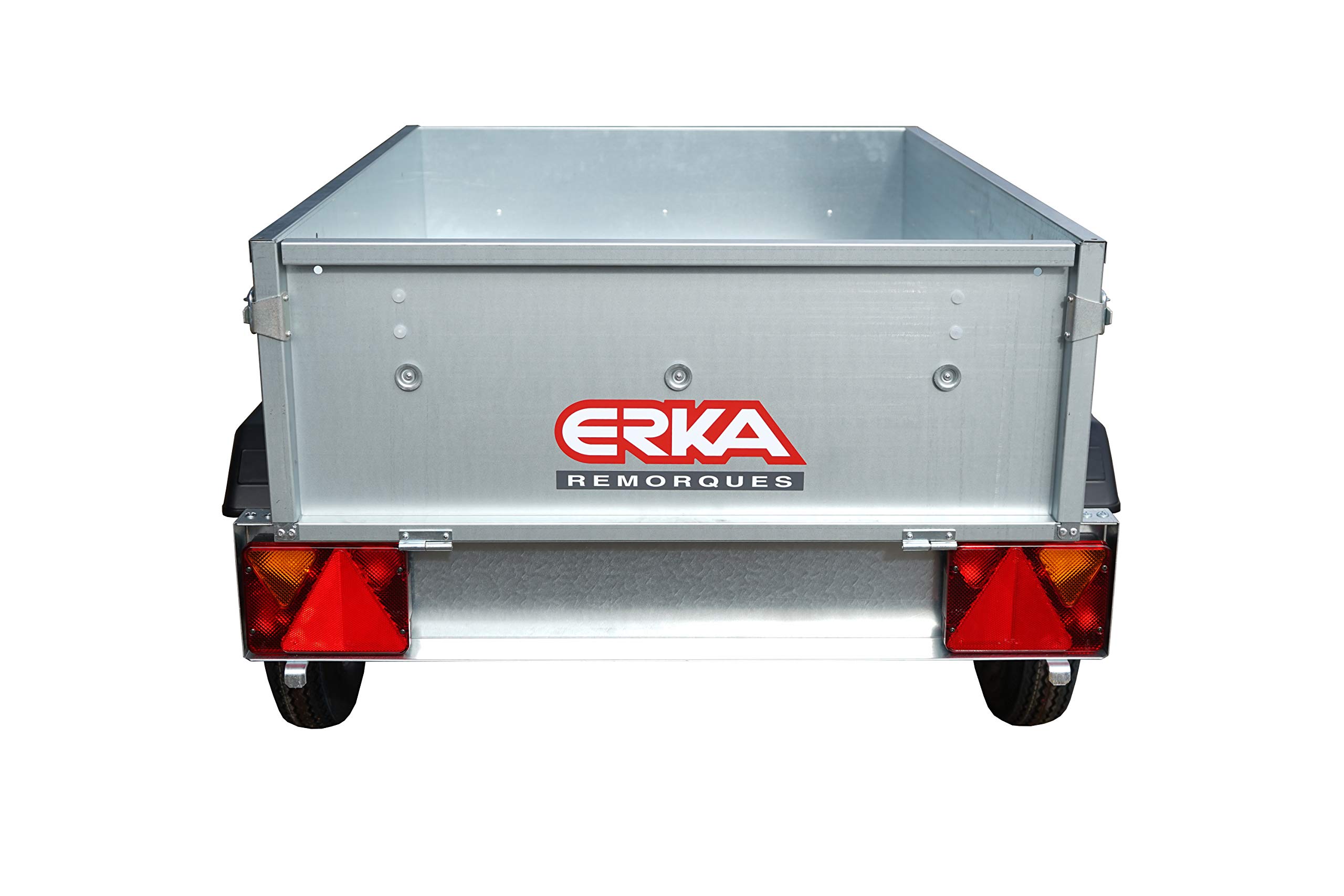 Remolque de Coche Acero galvanizado de 128x92x38cm. Potencia de Eje 450kg. Carro para Coche