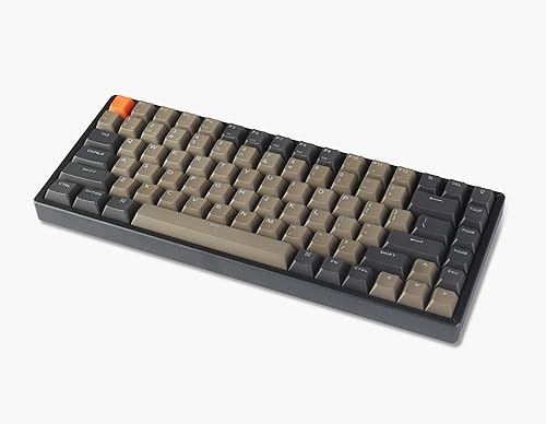 Miniatura 6 de Keychron K2 teclado mecánico inalámbrico Bluetooth con doble disparo PBT teclados, 84 teclas RGB LED retroiluminado N-Key Rollover, azul interruptor