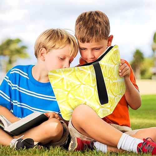 Miniatura 6 de Lemon Yellow Card Binder Waterproof Trading Card Blinder 400 Pockets Trading Card Sleeves Binder Sheets for Gift Playing Sport Football Baseball