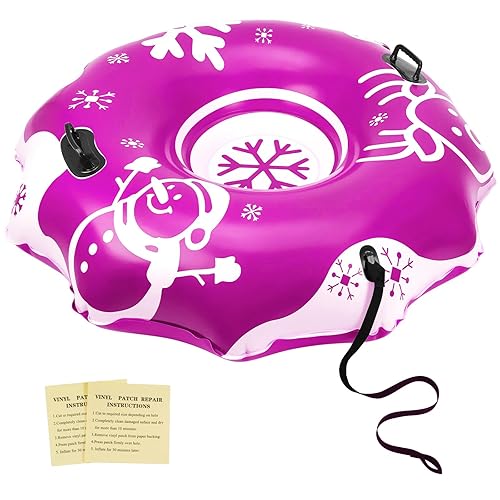 COVACURE 55" Snow Sled Extra Large Snow Tube - Thickened