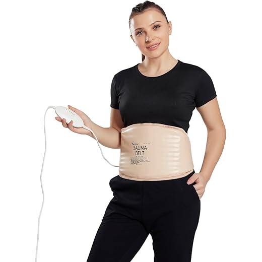Flamingo Fahrenheat Sauna Belt - Instant Weight Loss | Universal, Pack of 1 Beige