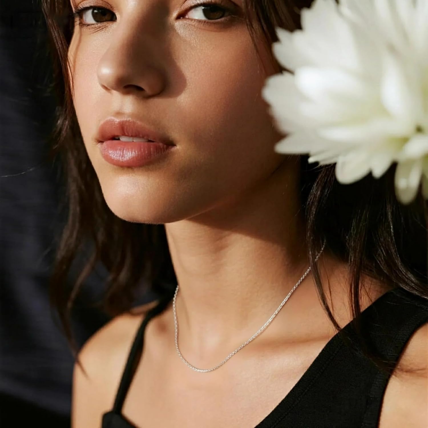 925 Sterling Sliver Chain Necklace for Women - Dainty 1.1mm Cable Chain, Sturdy Hypoallergenic Necklaces, 14/16/18/20/22/24 Inches Jewelry Gifts for Men Women - Image 4