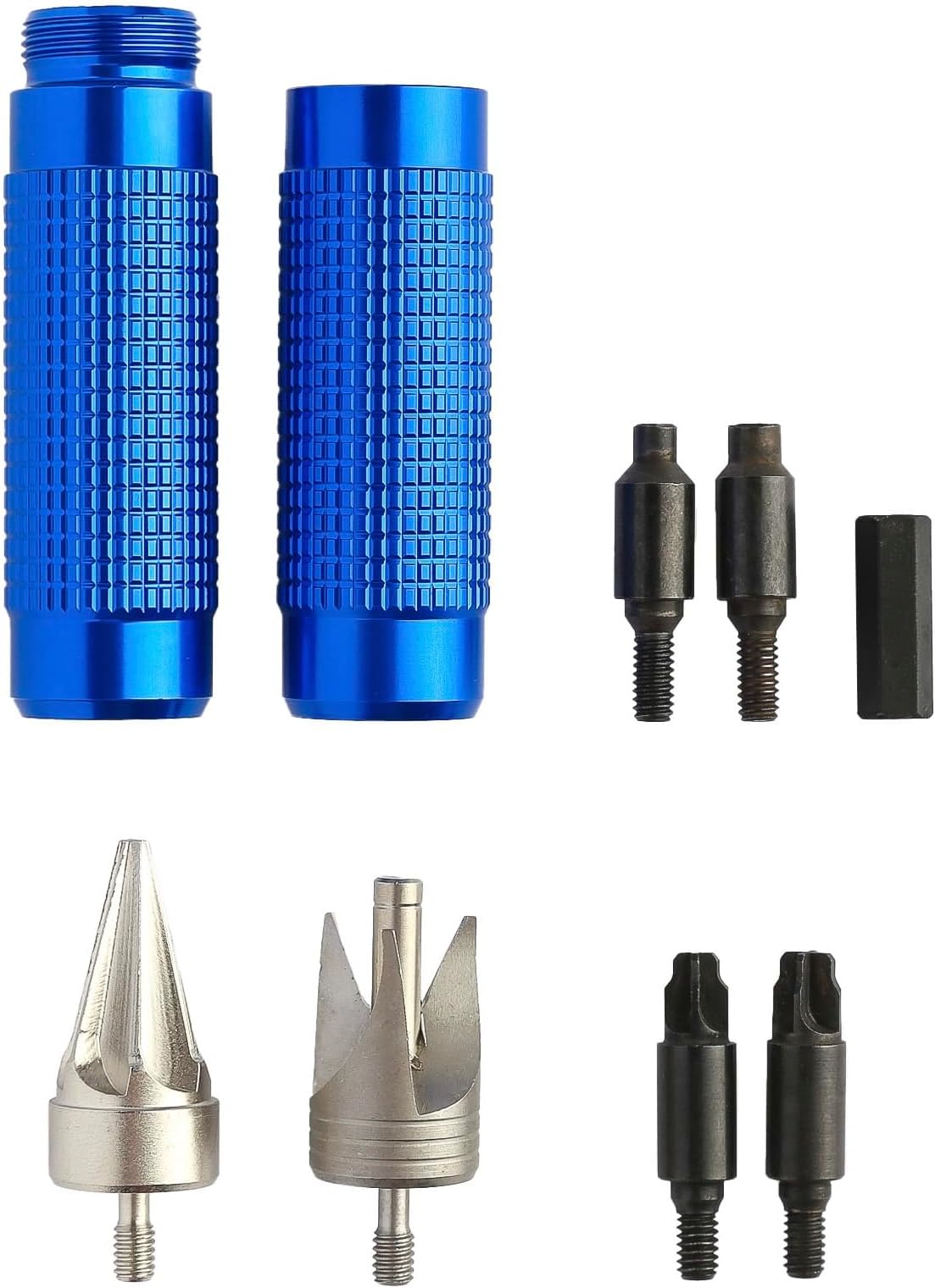 Burstfire Case Prep Tool Set w/Ultimate Case Reamer - 6 Case prep bits + Handle + Free Case