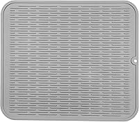 Vista 14 de MicoYang Tapete de Silicona para Secado de Platos para Múltiples Usos, Fácil de Limpiar, Ecológico, Tapete de Silicona Resistente al Calor