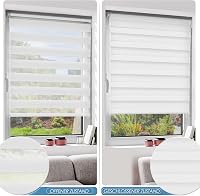 Atlaz Klemmfix Dupla Roletta Fúrás Nélkül 45x150cm Fehér Zebra Roletta 2