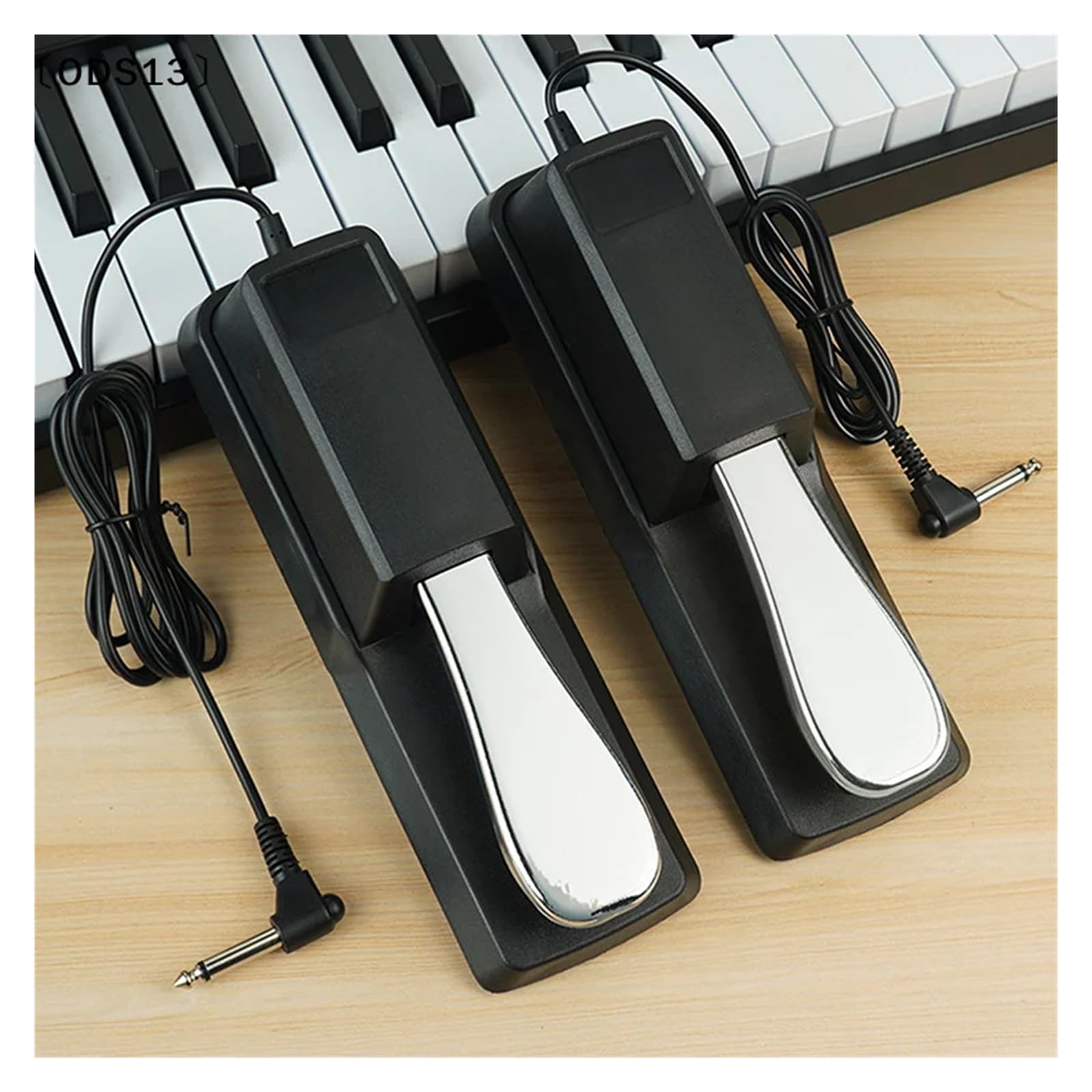 Pedale Sustain da 2 pezzi for tastiera elettronica portatile. Accessorio universale for strumento pianoforte digitale