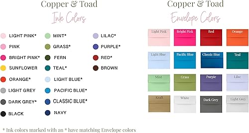 Vista 4 de 3 LETTER MONOGRAM Personalized Stationary Note Cards and Envelopes for Women Flat Note Cards Choose Your Envelope and Ink