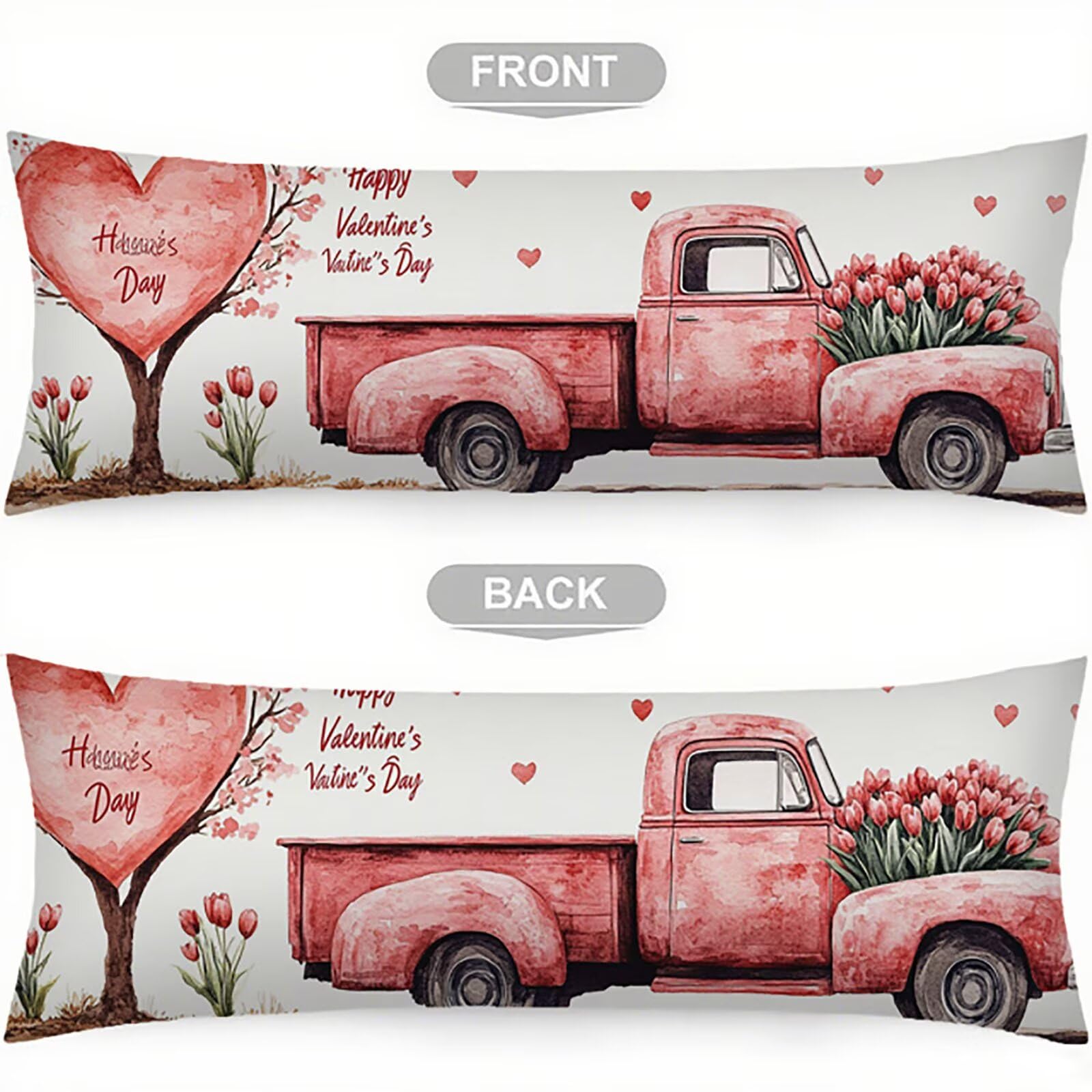 Federe Cuscini Rosa Federe Cuscino Letto Beige60x180cm Lino Copricuscini, Divano Morbida e Traspirante Stampa Fronte-Retro Con Invisibile Cerniera Lavabile Facile da Pulire per Letto o Divano C0C889