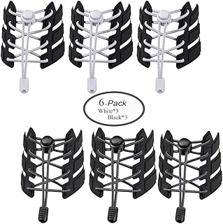No Tie Shoe Laces for Kids Adults, Elastic laces with Lock Device for Sneakers