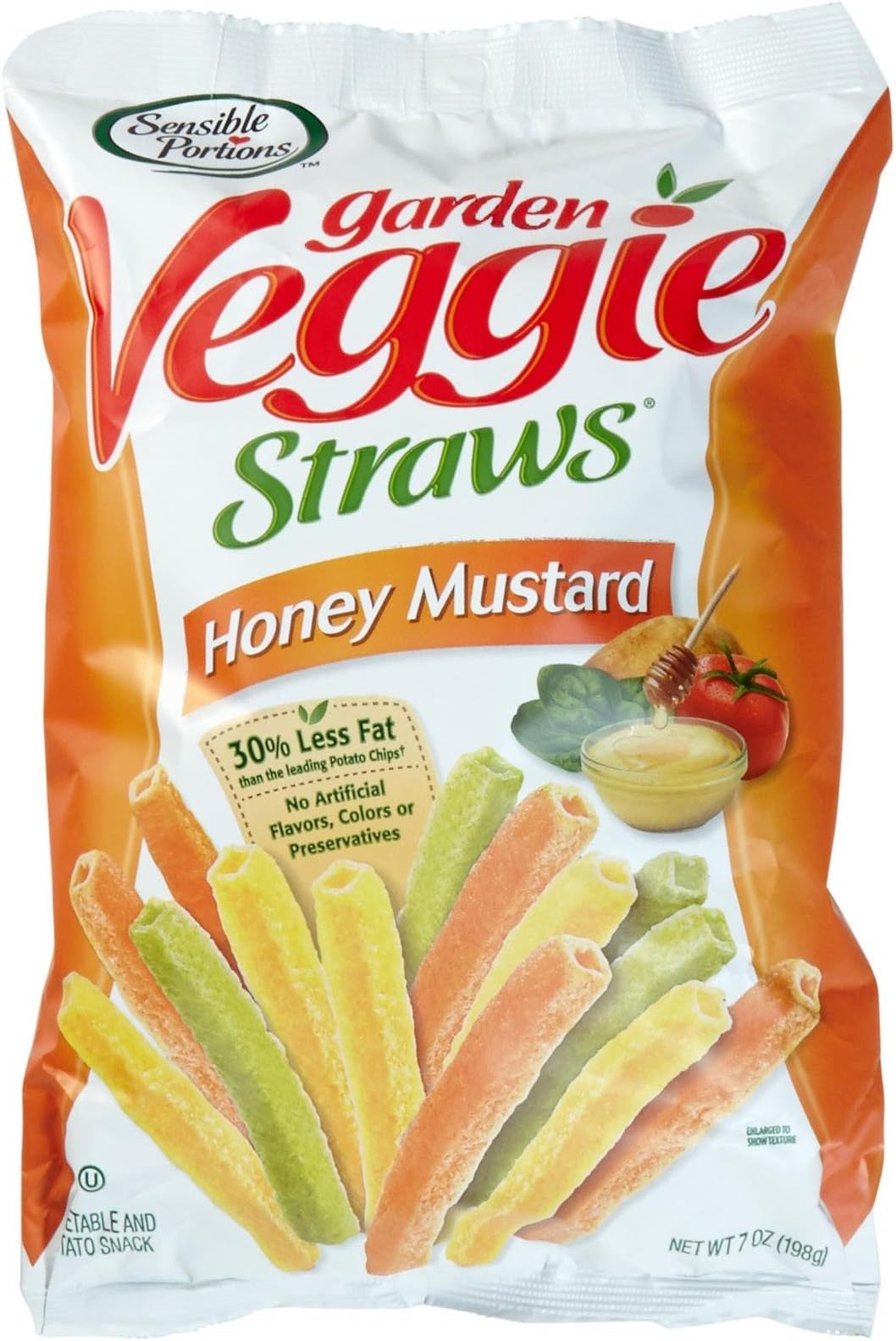 Sensible Portions Garden Veggie Straws - Honey Mustard - 7 oz - 0 Count - 0 Pack
